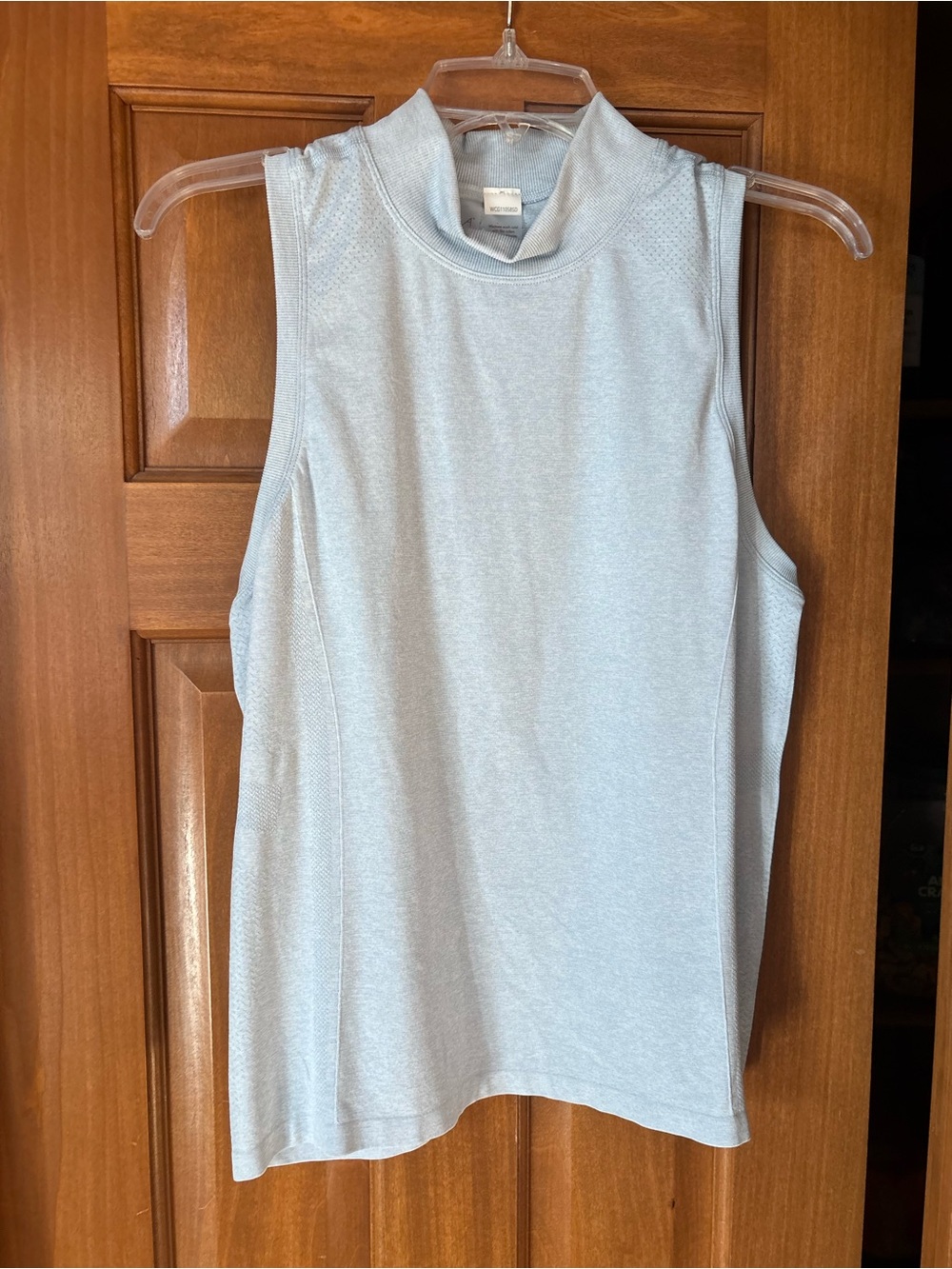 NWOT CALIA by Carrie Underwood Sleeveless Mock Neck Women's Top in Light Blue